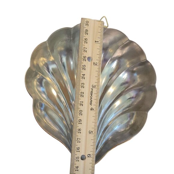 Two Benjamin & Medwin Vintage Molds Copper Tin Clam Shell Wall Hanging 6" - Picture 4 of 10